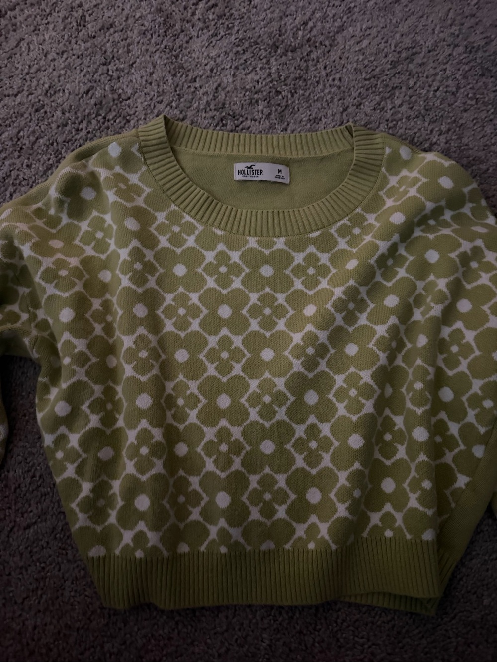 Hollister crop sweater